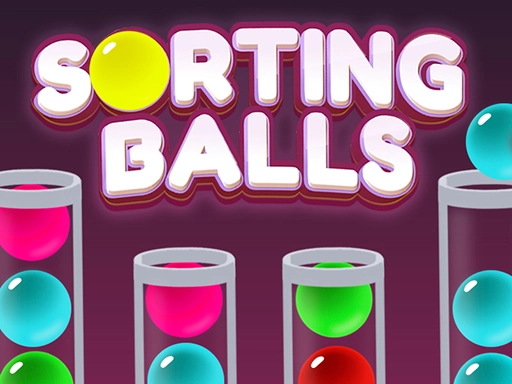 Farbkugeln Sortierspiel Logik-Herausforderung